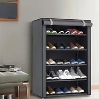 Mobile multifunzione per scarpe/vestiti a 6 strati