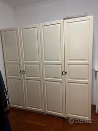 Armadio Ikea in legno bianco