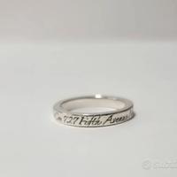 Anello fedina Tiffany & co.  Argento