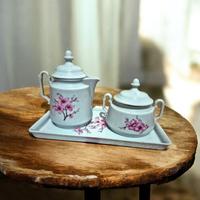 Set caffè in ceramica con motivo giapponese