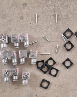 10 connettori trasparenti elettrovalvole a 110V