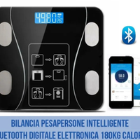 Bilancia pesapersone intelligente bluetooth 180kg