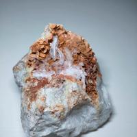 Siderite su Barite e Pirite 