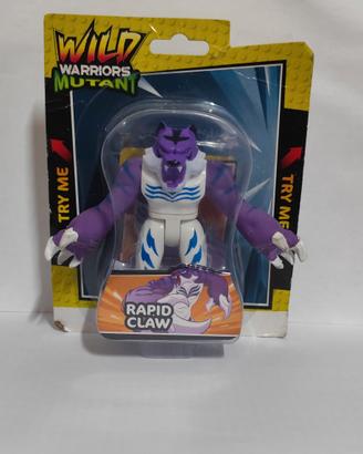 Wild Warriors Mutant - Action Figure Rapid Claw di