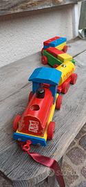 Trenino Heros in legno