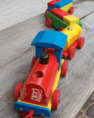 Trenino Heros in legno