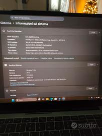 PC portatile 15.6"- 16GB RAM