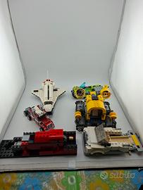 Lotto lego veicoli misti incompleti