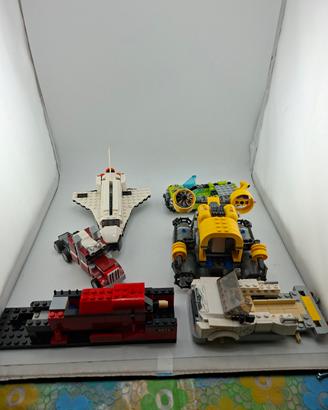 Lotto lego veicoli misti incompleti