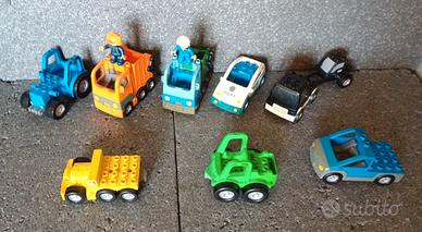 Lego Duplo Lotto Mezzi di Lavoro e di Trasporto