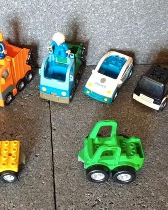 Lego Duplo Lotto Mezzi di Lavoro e di Trasporto