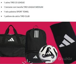 Set Sport ADIDAS (borsone+zaino+telo+palla)