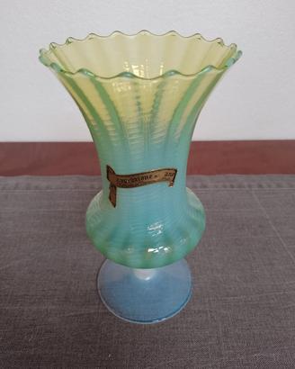 vaso vetro iridescente Empoli 
