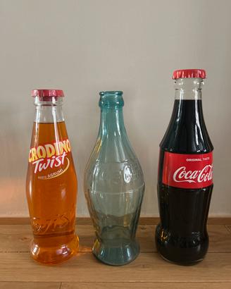 Bottiglie pubblicitarie CRODINO e COCA-COLA