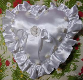 Cuscino porta fedi e Bambola