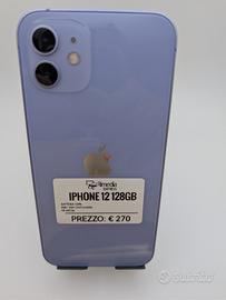 iPhone 12 128GB viola usato garanzia 