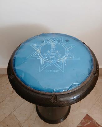 Tamburo/Darbuka/Bongo Alexandria. Made in Egitto 