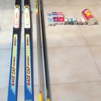 Sci fondo + racchette + scioline