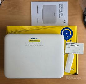 Router 2.5 Gbps ZTE H6745 sbloccato + chiavetta 4G