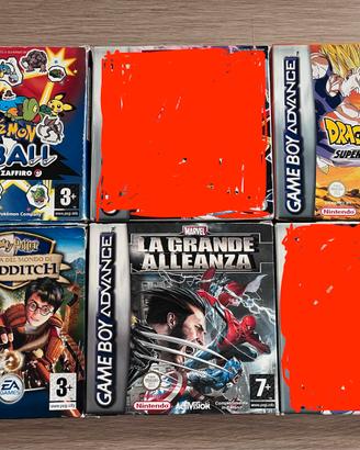 Giochi Gameboy Advance sp
