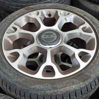 Set cerchi in lega 17 pollici fiat 500l 2018