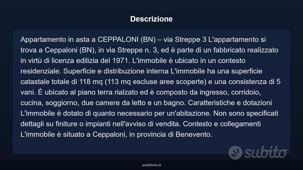 Appartamento – Ceppaloni, Beltiglio - Vista 4