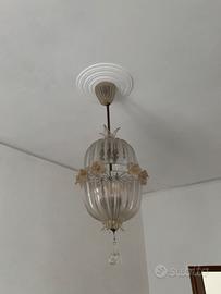 Lampadario vetro di Murano