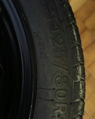Ruotino per auto T125/80 R1