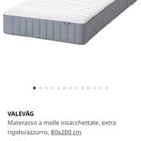 Materasso singolo nuovo sottovuoto