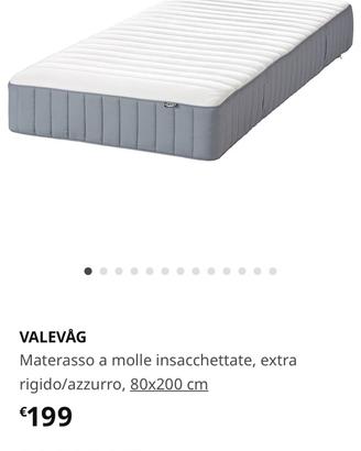 Materasso singolo nuovo sottovuoto