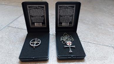 2 Pendenti Talismans of the Knights Templar