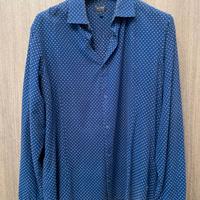 CAMICIE UOMO BLU ARMANI JEANS