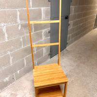 Sedia con portasciugamani, bambù ikea rangrund