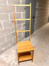 Sedia con portasciugamani, bambù ikea rangrund