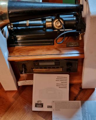 Radio cd vintage Spirit of St.Louis con grammofono