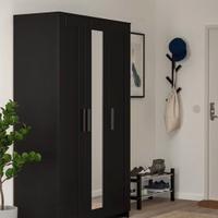 Ikea Brimnes Guardaroba a 3 ante, nero, 117x190 cm