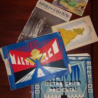 Cataloghi e libri epoca fascismo , grafica futuris
