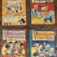 Lotto Almanacco Topolino (n. 164-215-222-309)
