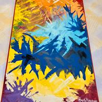 Astratto verticale colorato