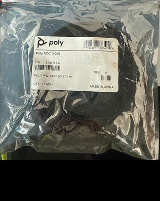 Cavo usb->usb-c AOC Hp Poly in fibra ottica NUOVO