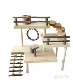 parco giochi artigianali per criceti e petauri 