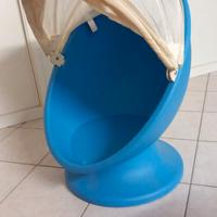 Sedia girevole con capote