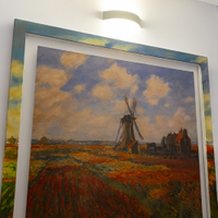 UNICO Stampa Monet  cornice  giorno dipinta a mano