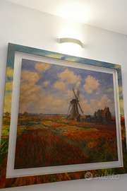 UNICO Stampa Monet  cornice  giorno dipinta a mano