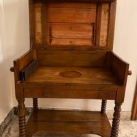 Mobile toeletta antico in legno XIX secolo