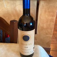 Bottiglia pregiata Sassicaia 1998
