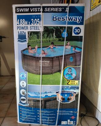 piscina nuova Bestway swim vista steel 2