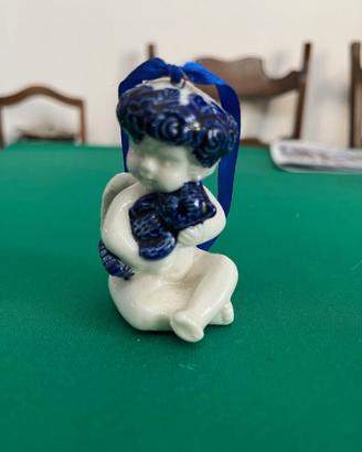 Statuina di Natale Angelo in Ceramica