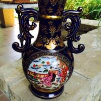 Magnifico vaso cinese blu