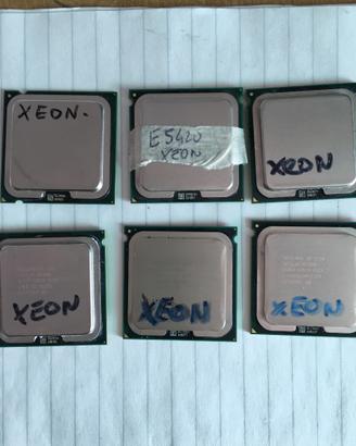 6 Processori XEON dual e quad core